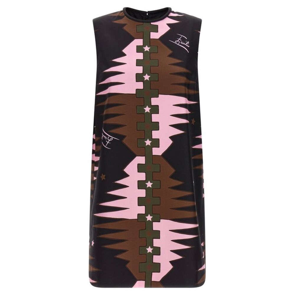 Emilio Pucci Multicolor Silk Short Women's Dress